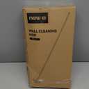 NEWE Wall Washer Mop with 80 Inch Long Handle, Wall and Ceiling Cleaner, 180 Folding Wall Scrubber with Long Handle, Triangle Baseboard Scrubber, 4 Chenille Duster & 2 Microfiber Pads (Chambray Blue)