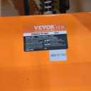 VEVOR Hydraulic Lift Table Cart, 330lbs Load Capacity 50 Inch Lifting Height, Manual Single Scissor Lift Table with Non-Slip Pad and 4 Wheels, Alloy Steel, Orange