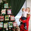 Christmas Money Holders for Cash Gift, 10 Pcs Funny Christmas Money Holder Ornaments, Unique Xmas Card with Plastic Dome, Lanyard and Adhesive for Xmas Tree Hanging Decorations (Colorful)