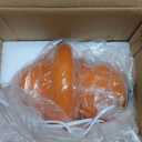 Mushroom Lamp Orange Glass Mushroom Table Lamp for Bedrooms, Living Room, Aesthetic Lamps for Bedroom, Cute Bedside Lamp