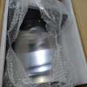 6" Black Dryer Vent Cover - 304 Stainless Steel Wall Cap, Screen and Damper