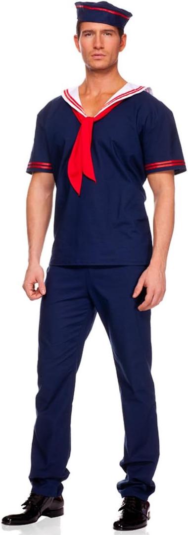 MUSIC LEGS Ahoy Matie (X-Large, Navy)