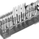 UPGRADEDWP8562043 8531233 Dishwasher Silverware Basket,For Kitchenaid Whirlpool Dishwasher Utensil Basket Replacement,Universal Dishwasher Cutlery Basket Holder W10190415 WDT730PAHZ0 KDTM354DSS4