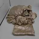 Lanest Housing Silk Satin Sheets, Queen Size Satin Bed Sheet Set with Deep Pockets, Cooling Soft and Hypoallergenic Satin Sheets Queen - Taupe