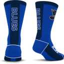 For Bare Feet Unisex Kid's NHL MVP Crew Sock Youth (One Size, Seattle Kraken)