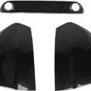 Car Rear Brake Tail Light Taillight Lamp Decoration Cover Compatible For Chrysler 300C/300 2011 2012 2013 2014 2015 2016 2017 Up(2011-2014)