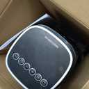 PELONIS PTH15A4BGB Ceramic Tower 1500W Indoor Space Heater with Oscillation, Remote Control, Programmable Thermostat & 8H Timer, ECO Mode, Tip-Over Switch & Overheating Protection, Gray 