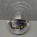 NuLink 8" Disco Ball Decor Hanging Mirror Ball for Big Party Decorations Wedding Home (Silver)