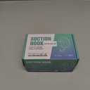 Set of 6 Wall Suction Hooks for Bathroom 70 mm Plastic Hooks with Powerful Towel Holder Crown Door Robe Coat Tea Towel, Kitchen Utensil / Office Suction Cup Transparent