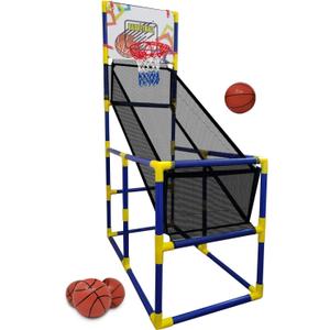 Kids Basketball Hoop Arcade Game, with 4 Balls Air Pump - Indoor Toy Basketball Shooting System - Fun for All Ages - Toys Sports for Boys and Girls