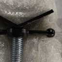 2PCS Pipe Jack Stand, Heavy Duty Pipe Stand, 2500LB Jack Stands Carbon Steel with Portable Folding Legs 28-52 Inch Height Adjustable 1/8"-12" Capacity