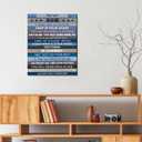 Inspirational Teen Boy Wall Art Motivation Quote to My Son Canvas Poster Wall Decor for Son Gifts Boys Room Living Room Bathroom Framed