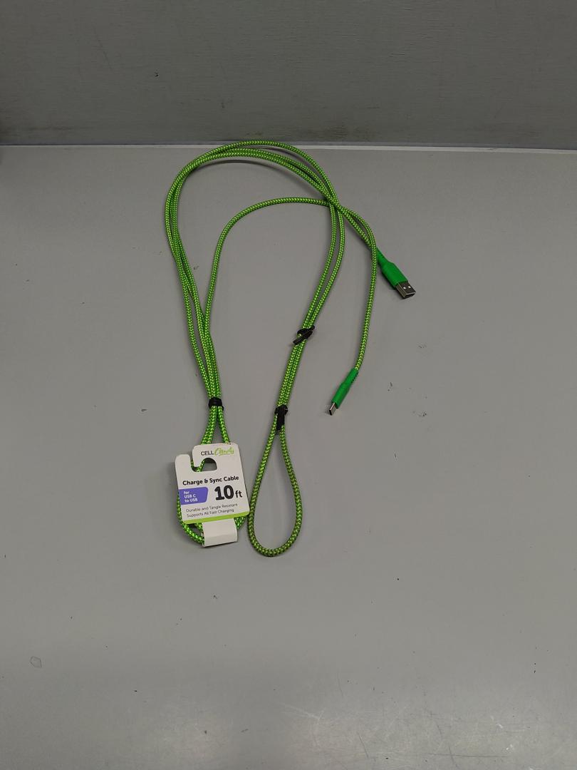 10ft Charge And Sync Cable For USB C