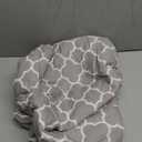 Extra Wide Ironing Board Cover and Pad,18X49 Reflective Silicone Ironing Board Cover,Resist Scorching and Staining,4 Fasteners,Elastic Edges,Large Protective Scorch Mesh Cloth,18X49in (Gray)