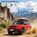 FengYu Roof Rack Cross Bars Compatible with Jeep Renegade 2015-2024, Aluminum Roof Rails Crossbars Rooftop Luggage Rack Cargo Ski Basket Luggage Carrier Rail