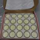 Unscented White Votive Candles in Glass 20 Packs Small Soy Wax Votives for Wedding Party Dinner Table