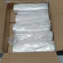 Aluf Plastics 33 Gallon Clear Trash Bags - 33" x 39" - 1.5 MIL (eq) - CSR Series - Heavy Duty Industrial Liners Clear Garbage Bags for Recycling, Contractors, Storage, Outdoor, 1 Count (Pack of 100)