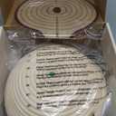 Superbaking 2 pcs Banneton Bread Proofing Basket, 9" Splinter-Free Round Rattan Bread Basket with Liners, Sourdough Starter Kit, Sourdough Bread Baking Supplies & Sourdough Kit, Bread Making Tools