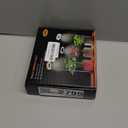 Plant Grow Light, 48 LEDs Full Spectrum Grow Lights for Indoor Plants, Height Adjustable Small Halo Grow Light with Base, 3 Optional Spectrums, Auto Timer 3/9/12Hrs, 10 Brightness, 3 Pack (3.4in-Black)