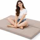 Outdoor Rattan Daybed Water-Resistant Cushion Replacement 2-Pack, 59" x 23.5" x 2" Supportive Foam Pads for Patio Wicker Sunbed, Porch, Garden, Poolside, Balcony (Light Gray)