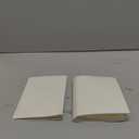 CRANBURY Small Photo Album 4x6 (Ivory), 2-Pack 4 x 6 Photo Book, 24 Pockets Shows 48 Pictures, Mini Plastic Picture Album Binder with Customizable Cover