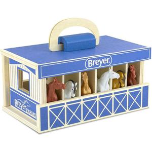 Breyer Farms Wood Stable Playset 59217, Multicolor