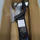 METOWARE Trailer Hitch Ball Mount, 2" Drop Hitch with 2" Ball, 6,000 lbs GTW Fits 2" Receiver for Truck SUV Boat RV, Solid Steel Towing Kit with Hitch Pin & Clip, Black