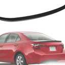 Rear Spoiler Wing for Toyota Corolla Sedan 2014-2019 Glossy Black Auto Exterior ABS Tail Trunk Lip Spoiler Wing Aerodynamic Styling