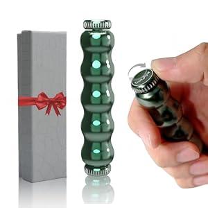 Stocking Stuffers for Teen Boys -Sensory Fidget Toys, Fidget Spinner for Adults Metal Figette Toy Silent Cool Gadgets Quiet Office Desk Toy Anxiety Stress Relief Tools Autism ADHD Gift (Dark Green)