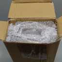 Yieach 4 Pack 15" Acrylic Shelves for Wall,Bathroom,Bedroom - with Adhesive - No Drilling Clear Floating Shelves for Funko Pop,Lego,Action Figures,Nail Polish,Perfume Shelf and Wall Storage & Display