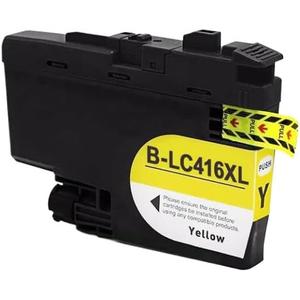 Compatible LC416XL Ink Cartridge for DCP-J4140N MFC-J4440N MFC-J4540N MFC-J4940DN Printers Works Like (Yellow)