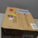 ZMISHIBO 52 Inch Ceiling Fan with Light, App&Remote Control, Flush Mount Low Profile, Dimmable 20W LED Light, Quiet Reversible Motor for Bedroom, Living Room, Apartment, Black