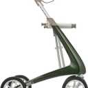 byACRE Carbon Ultralight Rollator Walker - 10.6 lbs Adult Walkers with 4 Wheels and Seat - Lightweight Seated Walkers with Wheels - Foldable Rolling Walker with Seat - Walker for Adults
