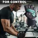 Trideer Workout Gloves for Men, Weight Lifting Gloves with Wrist Wrap Support, Full Palm Protection & Extra Grips for Weightlifting, Exercise, Cross Training, Fitness, Pull-up