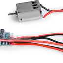 1/28 Brushed Motor and ESC (Electric Speed Controller) Mosquito Cart for 1/28 Wltoys Mini-Q Mini-D Upgrade Accessories Universal