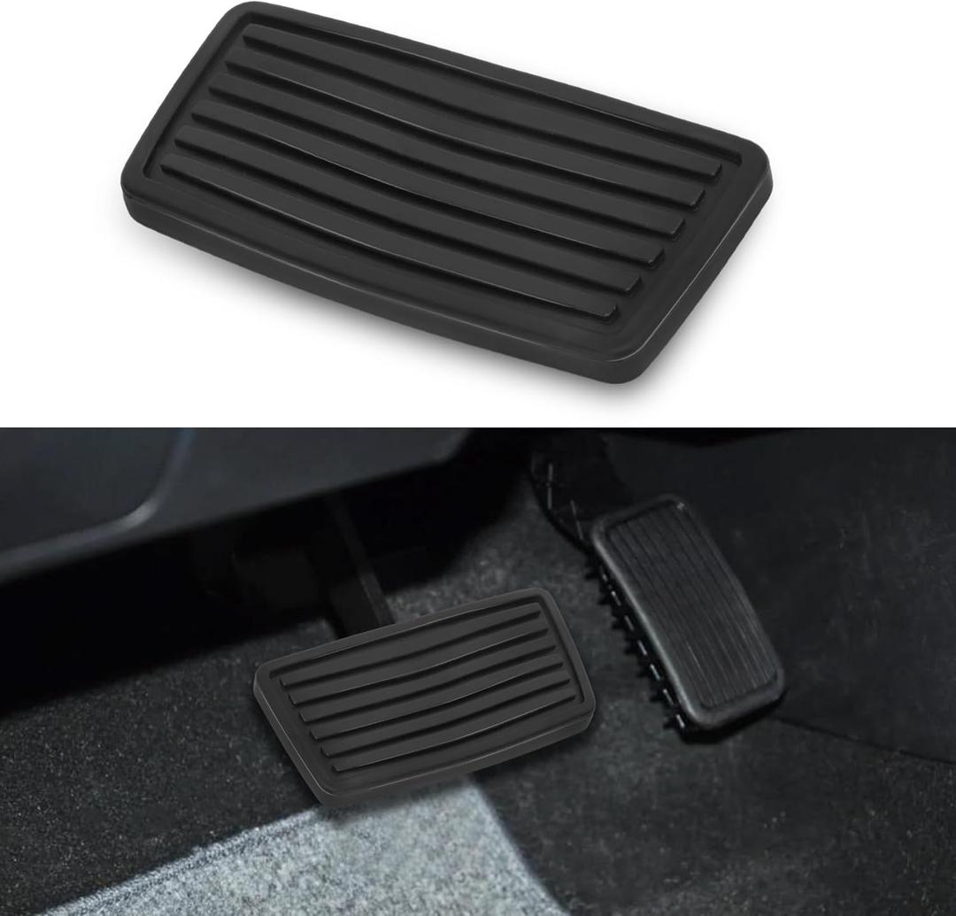 Brake Clutch Pedal Pad Cover, Pedal Accessories, 46545-S84-A81 Rubber Pad Manual Replacement, Car Accessories Accelerator Transmission Foot Treadle Compatible with Honda Accord CR-V Civic