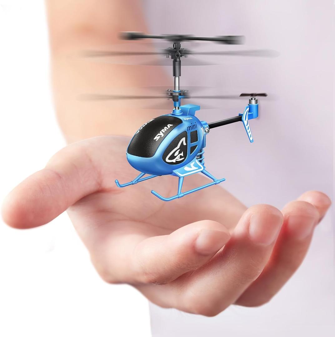 SYMA Remote Control Helicopter, Mini RC Helicopter for Kids with Altitude Hold, One-Key Take Off/Land, Toy for Boys Girls Beginners Indoor Flying Fun (Blue)