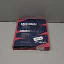 Fit Geno Back Brace for Lower Back Pain Men & Women: Adjustable Lumbar Support Brace for Pain Relief - Breathable Waist Belt for Comfort - L/XL