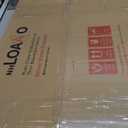 LOAAO 24X36 Inch Brushed Nickel Bathroom Mirror, Rounded Rectangle Silver Metal Frame Mirror, Brushed Nickel, Anti-Rust, Hangs Horizontally or Vertically