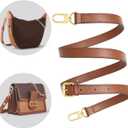 Vachetta Leather purse strap Genuine Leather Adjustable Replacement Strap for Shoulder Bag Handbag Purse