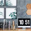 Ctosree Acrylic File Organizer for Desk Vertical 15 Compartments File Sorter Mail Organizer Desktop Countertop Folder Stand Racks for Office Home School Desk(Rectangle,Clear)