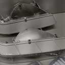 Headlight Assembly, Headlights Kit Compatible with 1992-1996 Ford F150 F250 F350/1992-1996 Bronco Replacement Headlamp Bumper Lamp Set Chrome Housing Amber Reflector 2 Pack