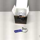 Multi Use Percolator Coffee Pot Stainless Steel Stove Top Coffee Maker with Two Tough Borosilicate Glass Knob Silica Handle Camping Coffee Pot Using on Campfire Stove & Induction Cooker Silver 6 Cup