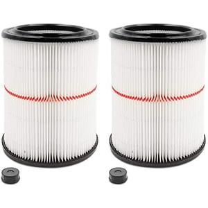 2 Pack Cartridge Filter for Craftsman 17816 9-17816 Wet/Dry Air Filter Replacement Part fit 5/6/8/12/16/32 Gallon & Larger Vacuum Cleaner