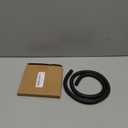 MECCANIXITY Pipe Insulation Foam Tube 1/8" ID x 1/2" OD 3ft Foam Tubing Heat Insulated Pipe for AC Unit Handle Grip Water Pipe Freeze Protection - 3.5x13mm/Black