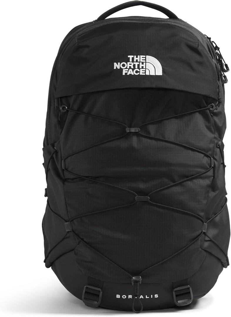 The North Face Borealis Commuter Laptop Backpack - Water Repellent, Laptop Sleeve, Large Main Compartment, TNF Black/TNF Black-NPF, One Size