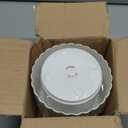 Anyoifax 360 Rotating Makeup Brush Holder 7 Slots Make Up Brush Organizer Removable Spinning Cosmetic Brushes Storage Pen Holder for Vanity, Dresser, Desk, White (Small)