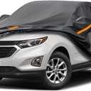 Kayme 7 Layers SUV Car Cover Custom Fit for Chevrolet Chevy Equinox (2005-2025) Waterproof All Weather for Automobiles, Outdoor Full Cover Rain Sun UV Protection. Black