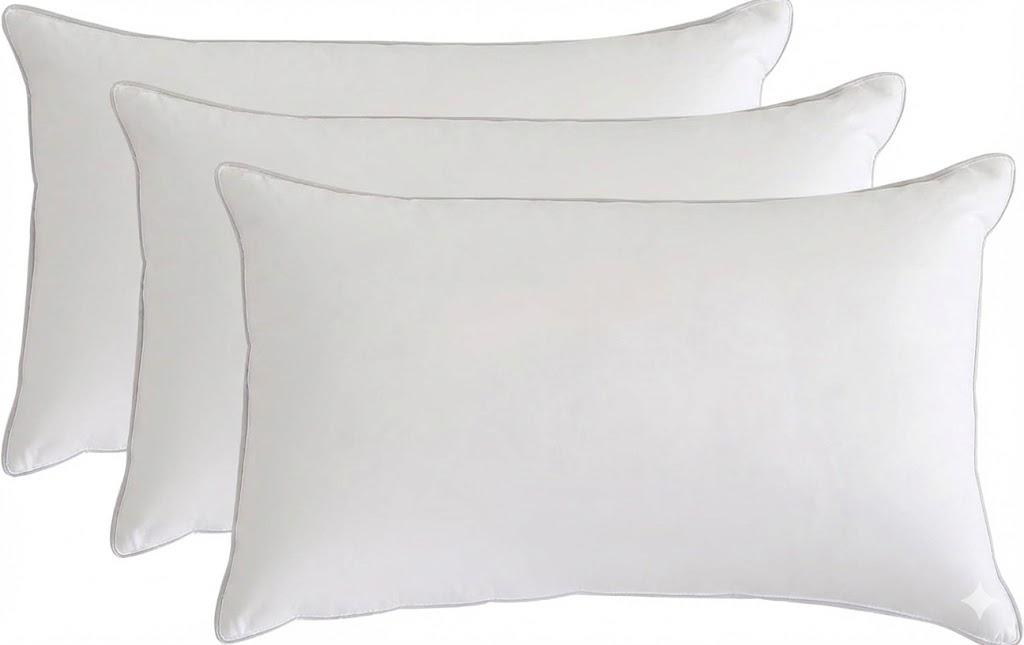 3 Pack White Pillow 20"×28"
