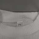 Noubeau Toddler Girls Plaid Outfits Girls Puff Sleeve Knit Ribbed Shirt Tops Plaid Skirt Set Kids Fall Winter Clothes Size 7Y